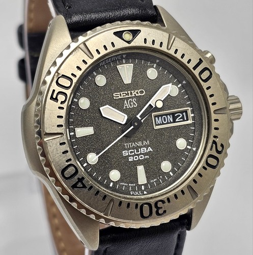 Seiko ags titanium - seiko, 5m43-0b70
