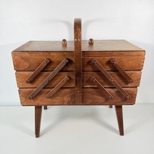 Vintage Dark Wooden Cantilever
