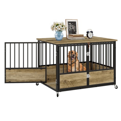 Inch wooden dog - inch,