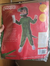 Roald Dahl enormous crocodile 8-10 kids Outfit Costume Halloween book day #P2