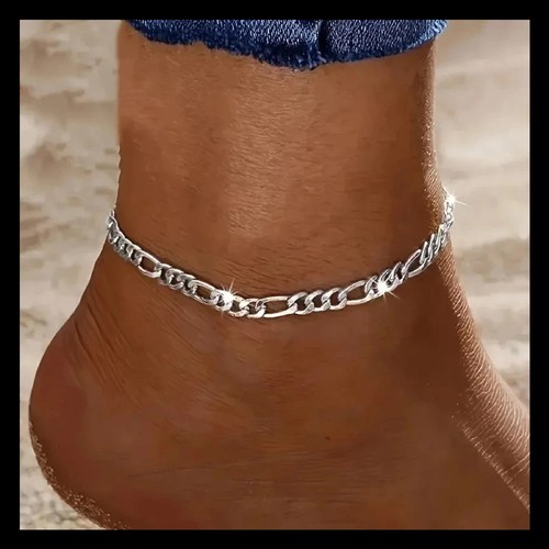 Sterling silver 925 figaro - silver,
