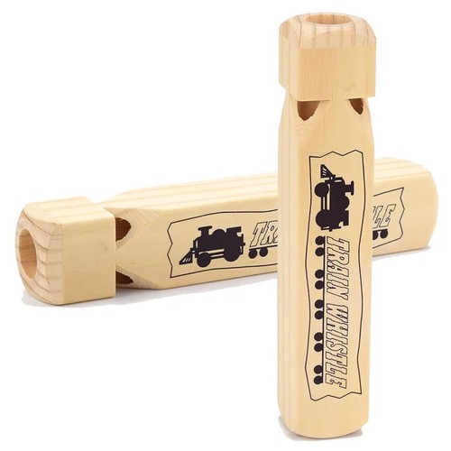 Wooden train whistle - wooden,