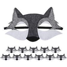  12 Pcs Wolf Halloween Mask