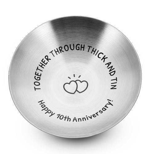 10th anniversary tin gifts - anniversary,