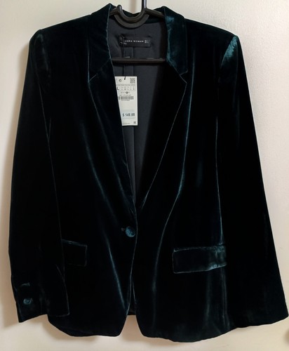 Zara green velvet - zara,