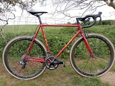 de Mayo Columbus EL Di2 road bike Ultegra, Dura Ace C50 steel frame webbed lugs!