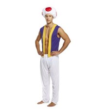 Mens toad mushroom costume man - toad,