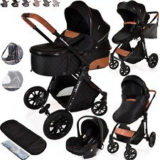 3 in 1 Baby Pram Newborn Baby Buggy Set Travel System with Car Seat Folding
