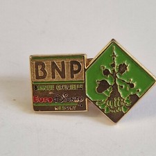 Euro Disney BNP Bank Inauguration April 12th 1992 Enamel Pin Badge Used