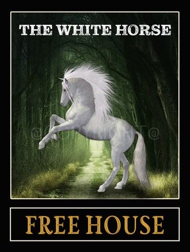 White horse traditional - white,