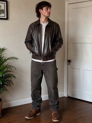 Gant rugger brown lamb leather - brown,