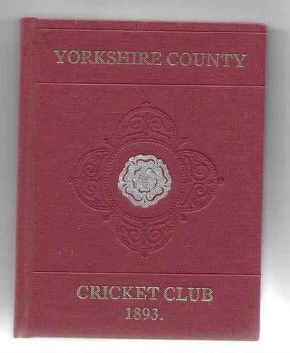 1893 yorkshire county cricket - yorkshire,