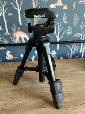 VELBON CX Mini Camera Tripod Compact Table Top 3 way Head 30cm - 65cm High