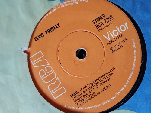 Elvis presley fool 1973 rca - elvis, presley: