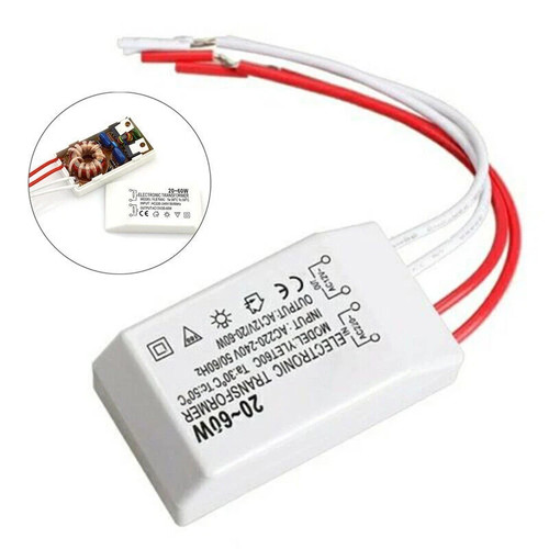 Transformer 60w 12v - 20-60w, ac