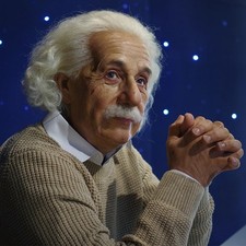 Lifelike Albert Einstein Art