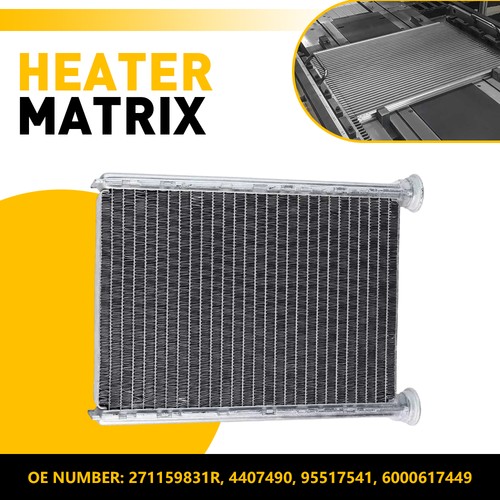Heater matrix exchanger - heater,