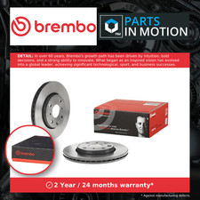 2x Brake Discs Pair Vented