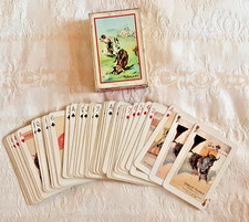 Vintage Fournier Baraja Taurina Spanish Bullfighters Playing Cards Complete