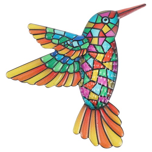 Metal hummingbird wall art - metal,