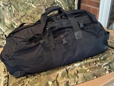 British Army 100L Operational Deployment Travel Bag Holdall Black Rucksack