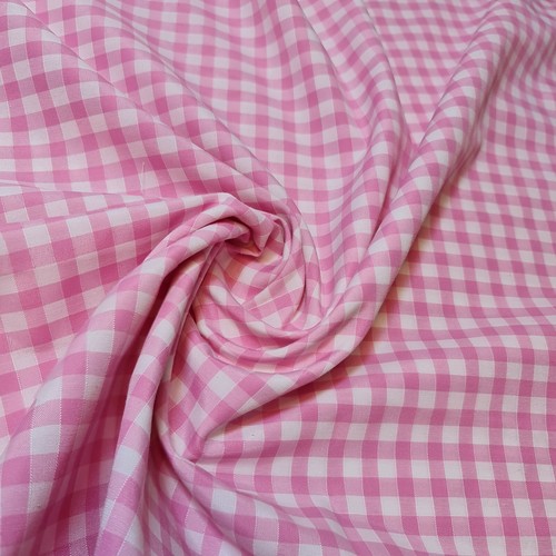 Polycotton gingham check - polycotton, 1"