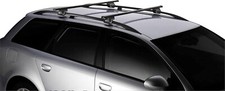 Thule 784 Smart Rack With Car Roof Load Carrier Bars Black - 118 CM