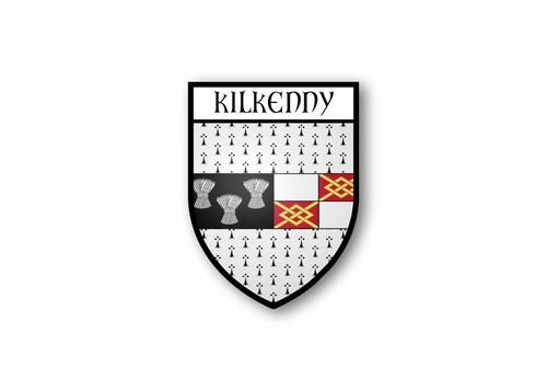 Sticker county shield car