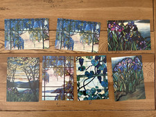 Seven Postcards Depicting