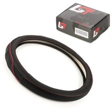 Steering Wheel Cover Ø 38X9 Cm Anthracite Red For RENAULT