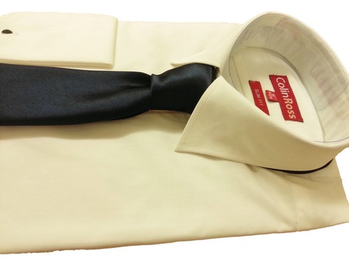 Ivory reg collar dress shirt - ivory,