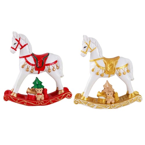 Small christmas rocking horse - rocking,