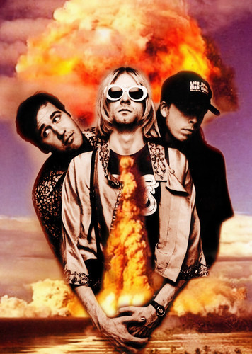 Nirvana poster - a4,