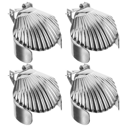 Silver metal candle snuffer - metal,
