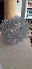 Retro Urchin Wire Pendant Light Shade Hanging Ceiling Lamp Silver Metal Easy Fit