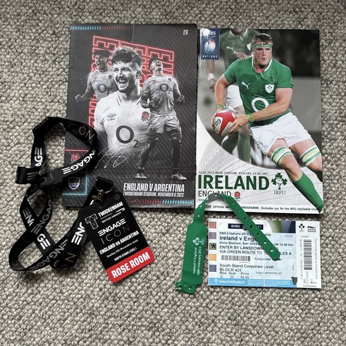 England rugby memorabilia - england,