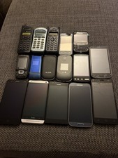 Job Lot 16x Mobile Phones & Smartphones Broken Spares Repair Samsung Motorola Et