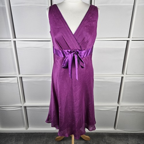 Monsoon purple dress size - dress,