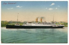 Postcard Steamer Steamer Ship