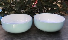 2 Tesco Aura Light Blue soup Bowls In Exc. Cond. , Dishwasher &microwave, 104620