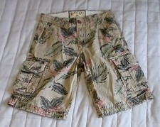 Mantaray Palm Print Men’s Cargo Shorts Size 30
