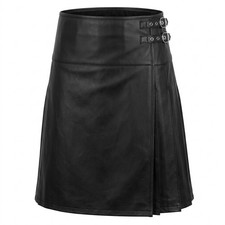 Mens Leather Kilt Wrap Style