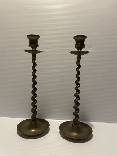 Vintage solid brass barley - vintage,