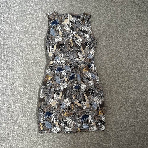 Tenki leaf print dress