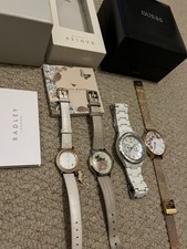 Ladies Radley London Charm Watch Guess & Olivia Burton Lot Of Watches With Boxes