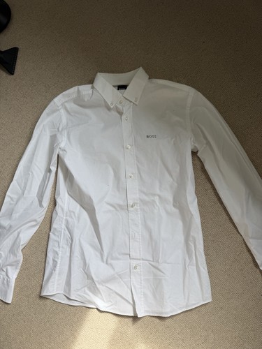 White slim hugo - boss, shirt