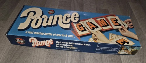 Pounce 1973 board card - card, game