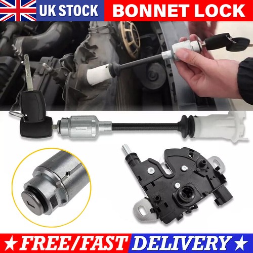 Bonnet release lock latch - bonnet,