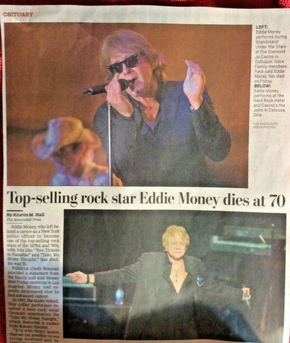 Eddie money 1949 2019 obituary - eddie, 1949-2019