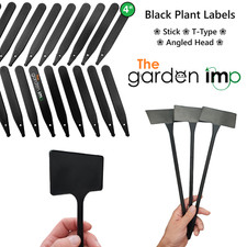Plant Labels Plastic Black